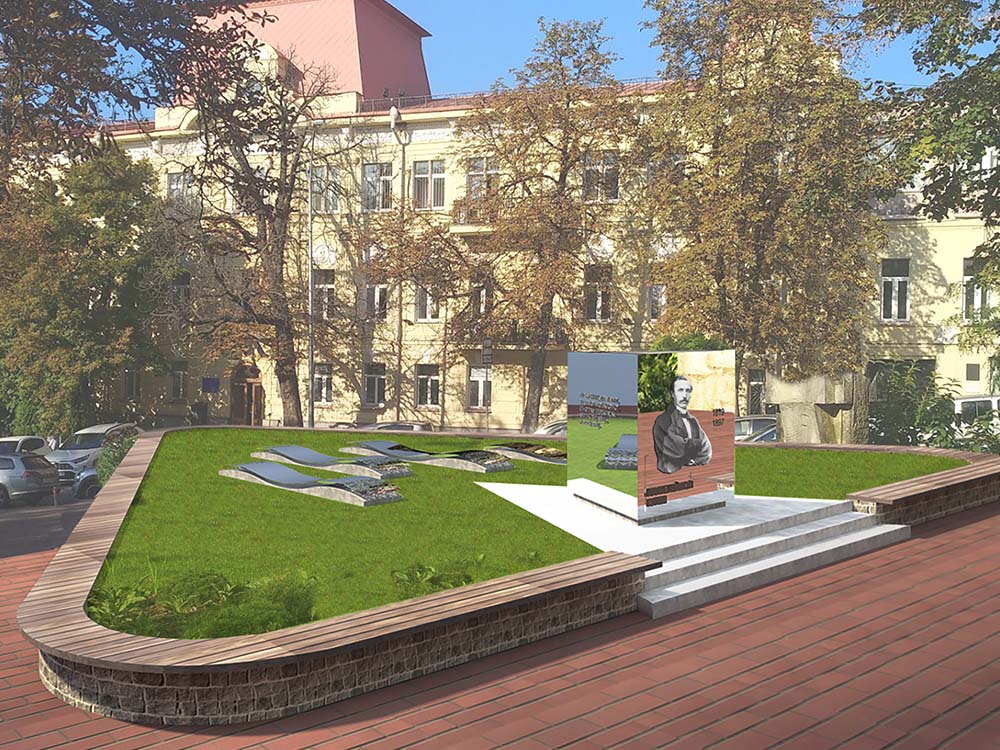 The project of the Monument to P.Kulish in Kyiv The project of the Monument to P.Kulish in Kyiv