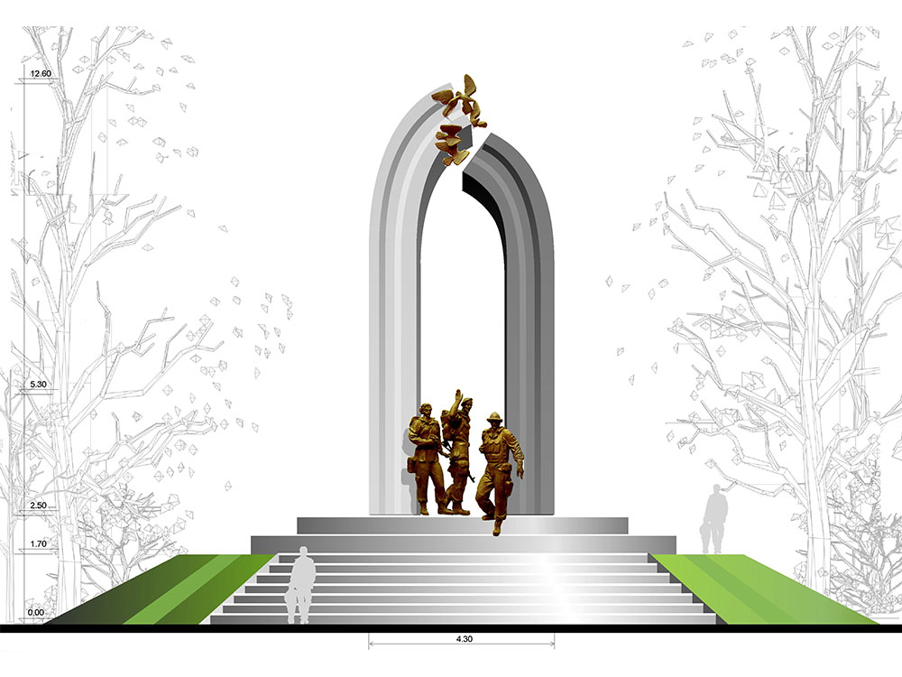 The project of the National memorial complex for Heavenly Heroes-Revolution of Dignity in Kyiv The project of the National memorial complex for Heavenly Heroes-Revolution of Dignity in Kyiv