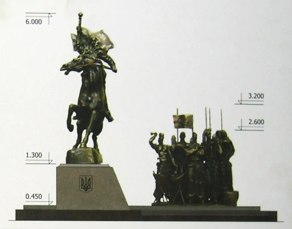 The project of the Monument to Hetman I.Mazepa in Kyiv The project of the Monument to Hetman I.Mazepa in Kyiv
