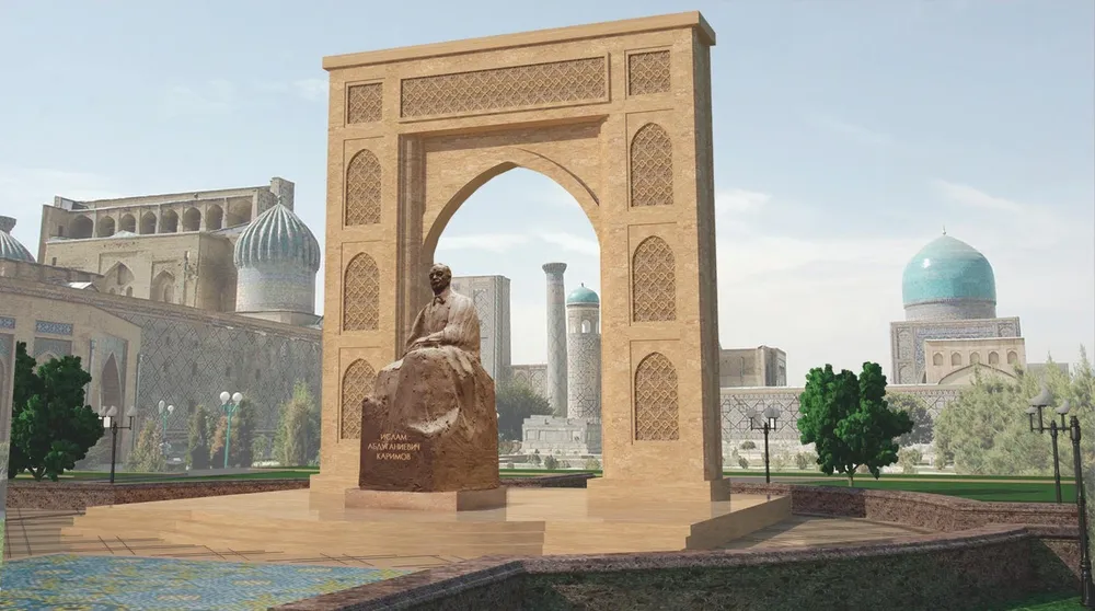 The project of the Monument to I.Karimov in Samarkand, Uzbekistan The project of the Monument to I.Karimov in Samarkand, Uzbekistan