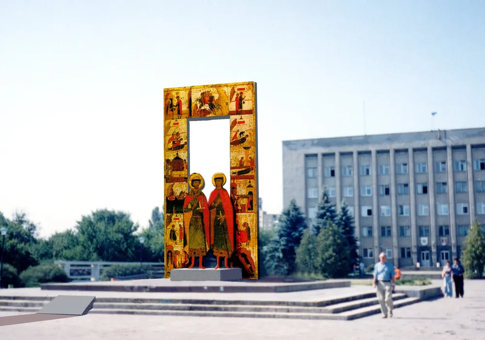 The project of the Monument to Boris and Glib in Vyshgorod, Ukraine The project of the Monument to Boris and Glib in Vyshgorod, Ukraine