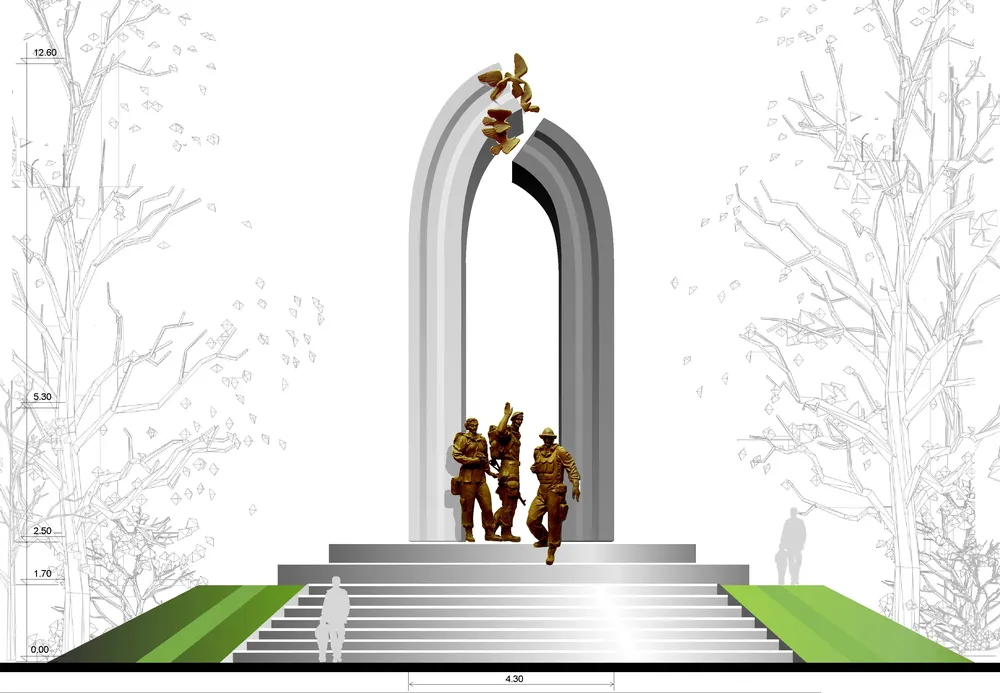 The project of the National memorial complex for Heavenly Heroes-Revolution of Dignity in Kyiv The project of the National memorial complex for Heavenly Heroes-Revolution of Dignity in Kyiv